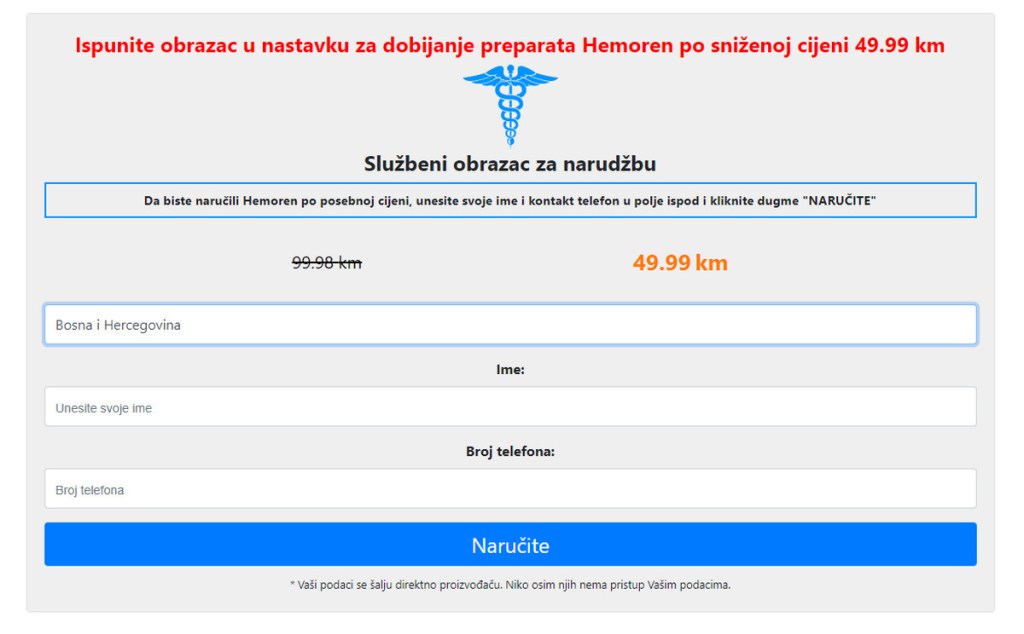 Kako se koristi Hemoren, krema iskustva i cijena u BiH
